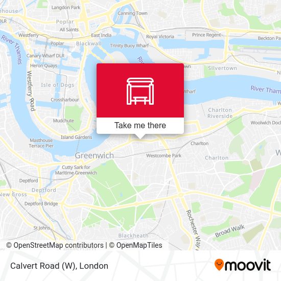 Calvert Road (W) map