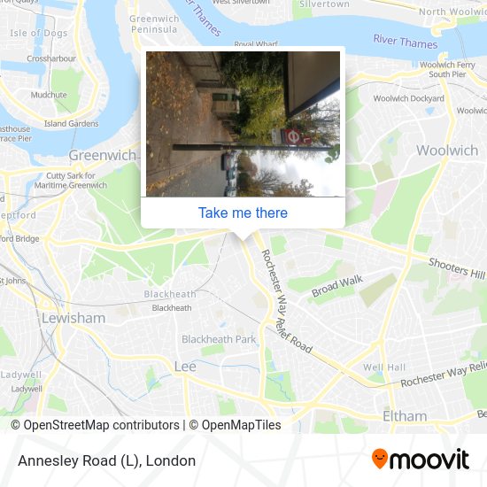 Annesley Road (L) map