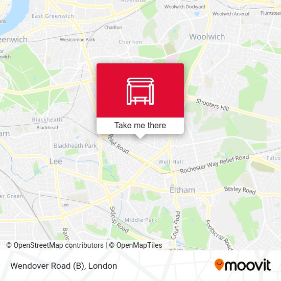 Wendover Road (B) map