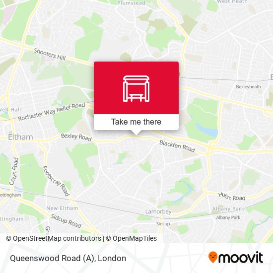 Queenswood Road (A) map