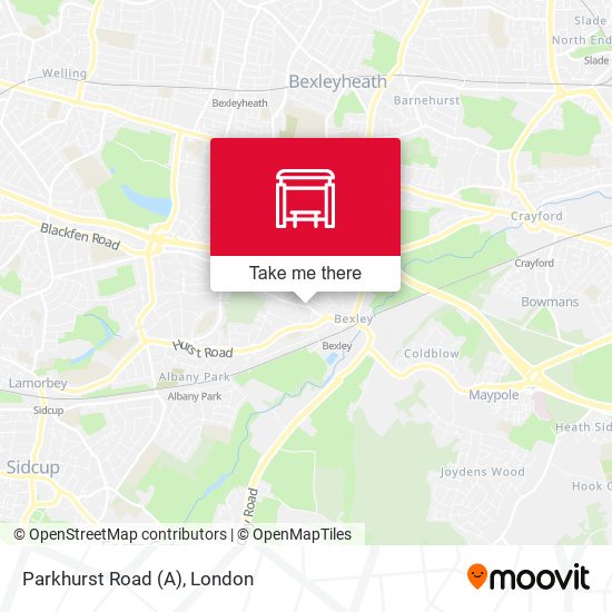 Parkhurst Road (A) map