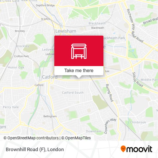 Brownhill Road (F) map