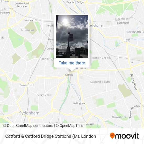 Catford & Catford Bridge Stations (M) map