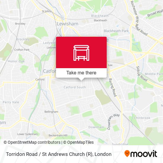 Torridon Road / St Andrews Church map