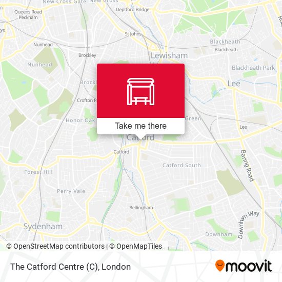The Catford Centre map