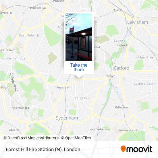 Forest Hill Fire Station (N) map