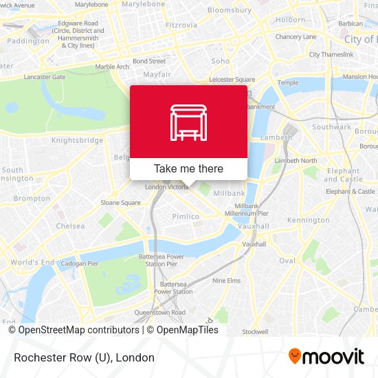 Rochester Row (U) map