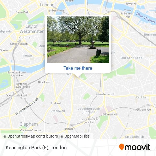 Kennington Park (E) map
