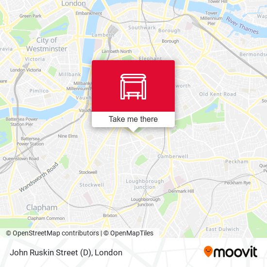 John Ruskin Street (D) map