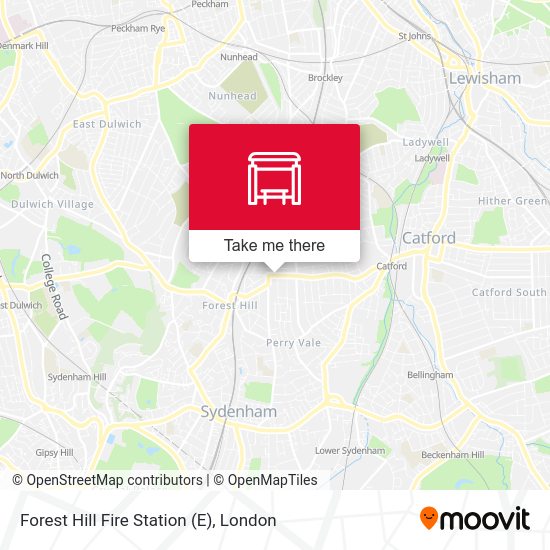 Forest Hill Fire Station (E) map