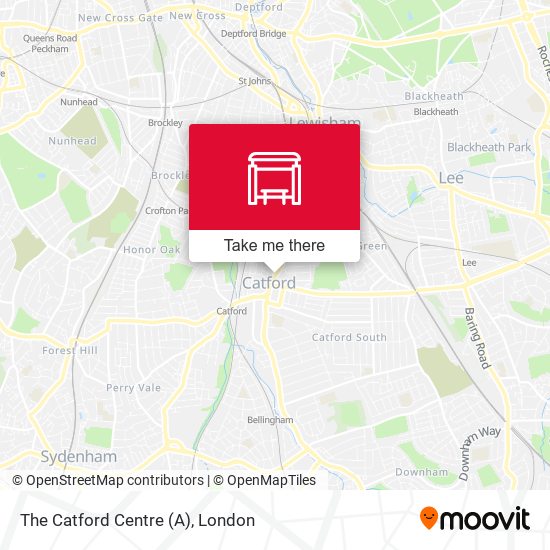 The Catford Centre (A) map