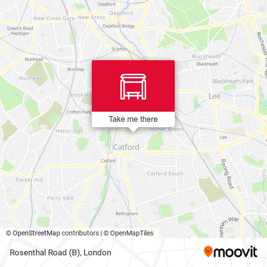 Rosenthal Road (B) map