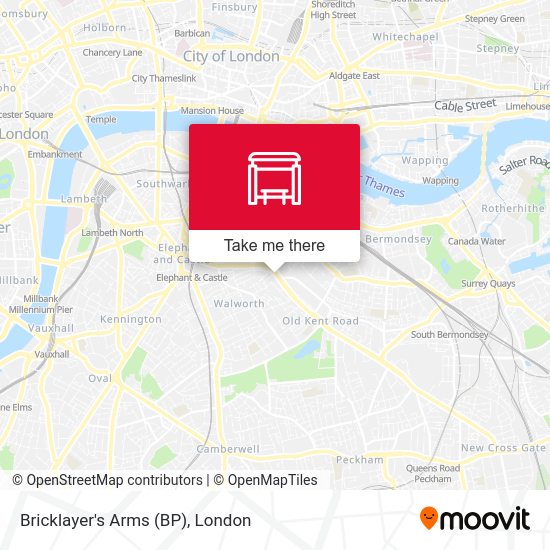 Bricklayer's Arms (BP) map