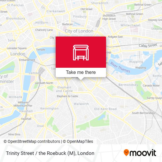 Trinity Street / the Roebuck (M) map