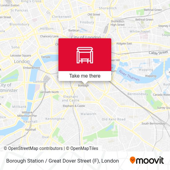 Borough Station  / Great Dover Street (F) map