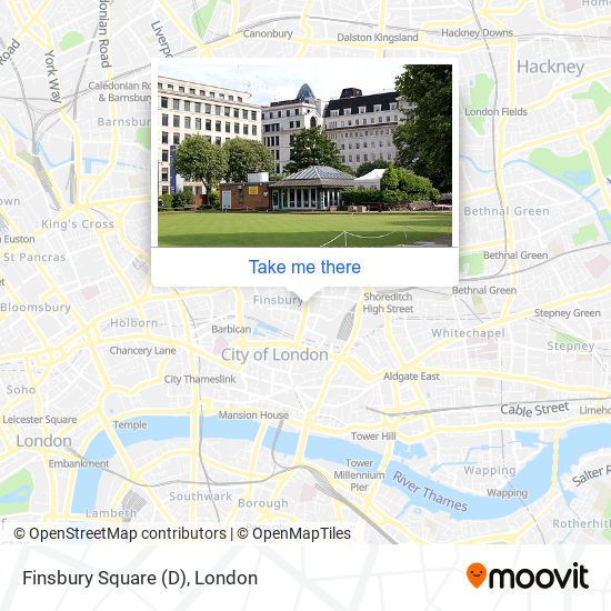 Finsbury Square (D) map