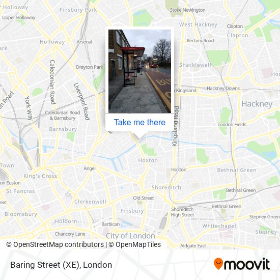 Baring Street (XE) map