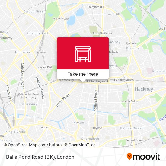 Balls Pond Road (BK) map
