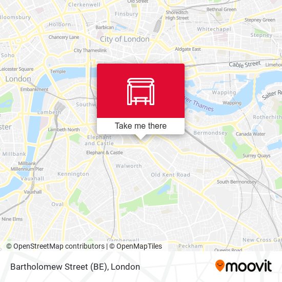 Bartholomew Street (BE) map