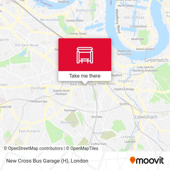 New Cross Bus Garage (H) map