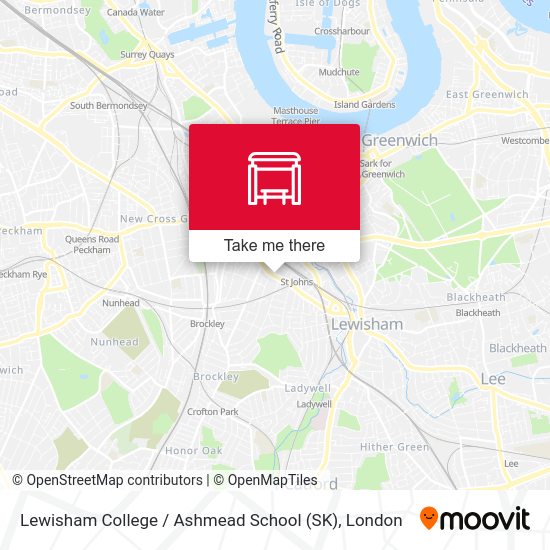 Lewisham College / Ashmead School (SK) map