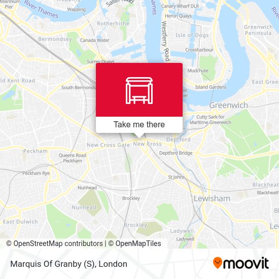 Marquis Of Granby (S) map