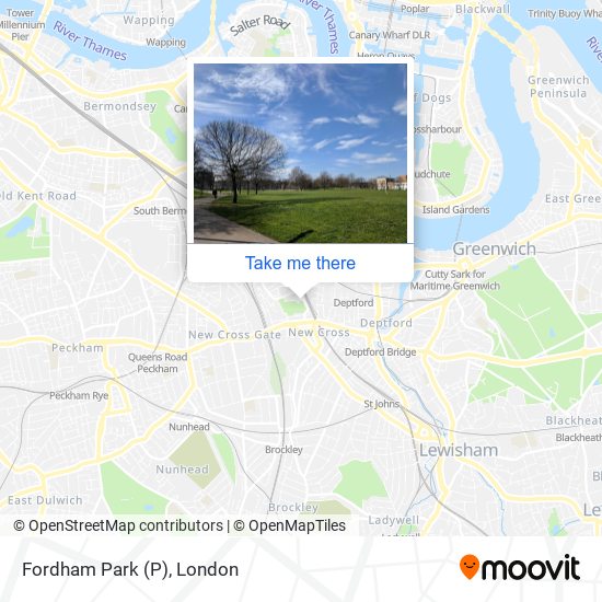 Fordham Park map