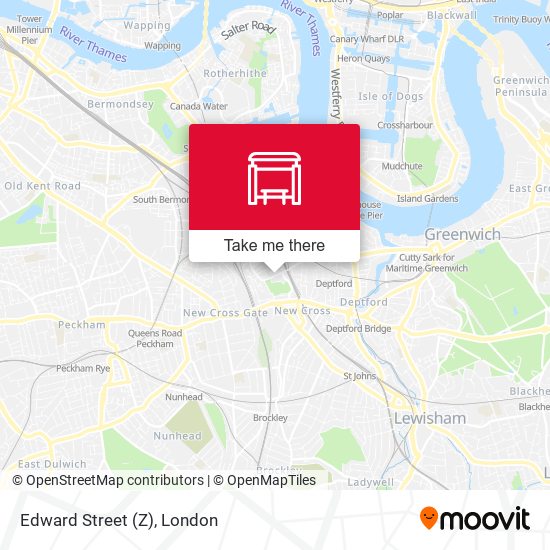 Edward Street (Z) map