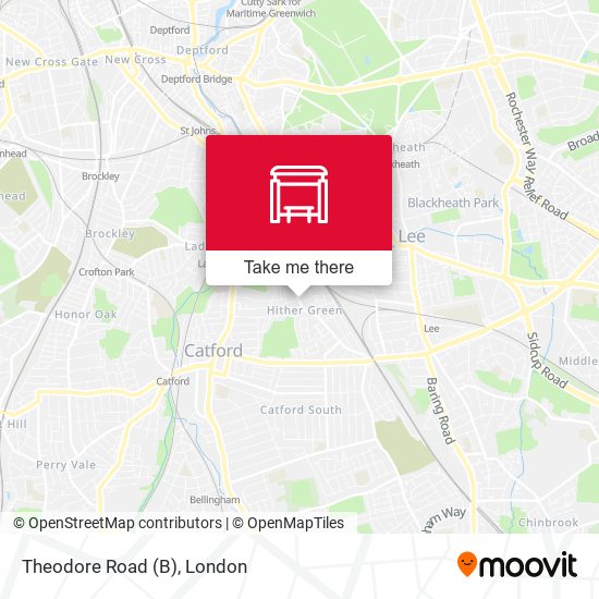 Theodore Road (B) map