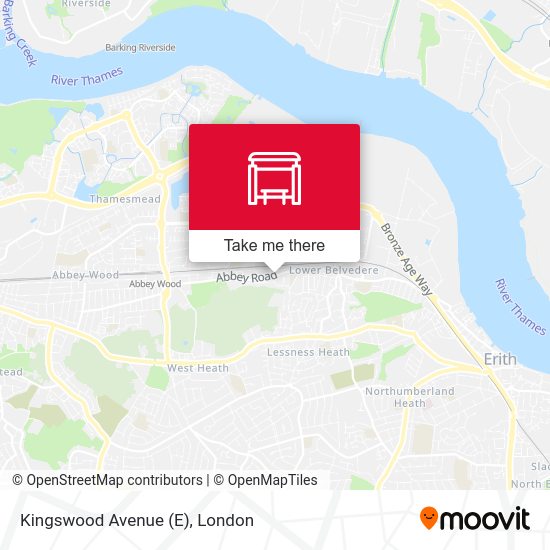 Kingswood Avenue (E) map