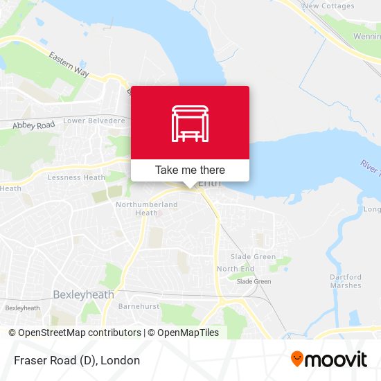Fraser Road (D) map