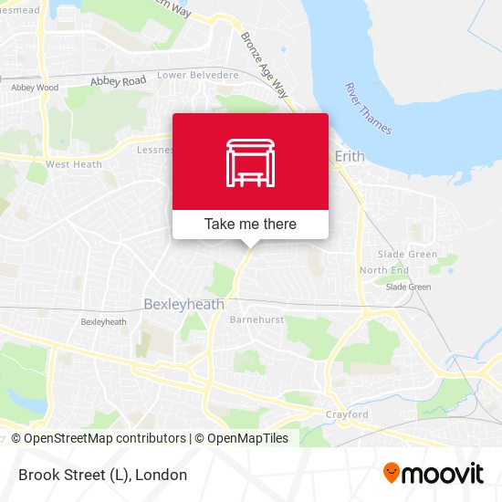 Brook Street (L) map