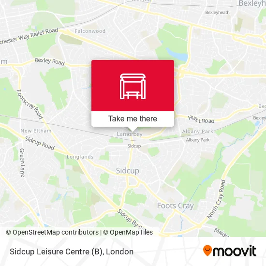 Sidcup Leisure Centre (B) map