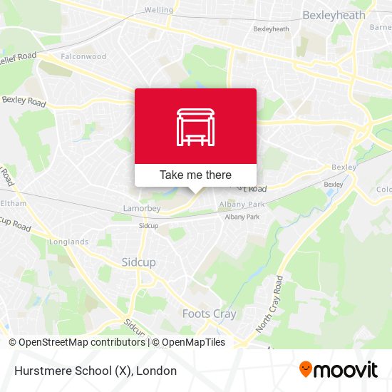 Hurstmere School (X) map