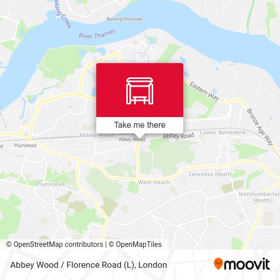 Abbey Wood / Florence Road (L) map