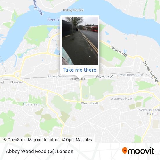 Abbey Wood Road (G) map