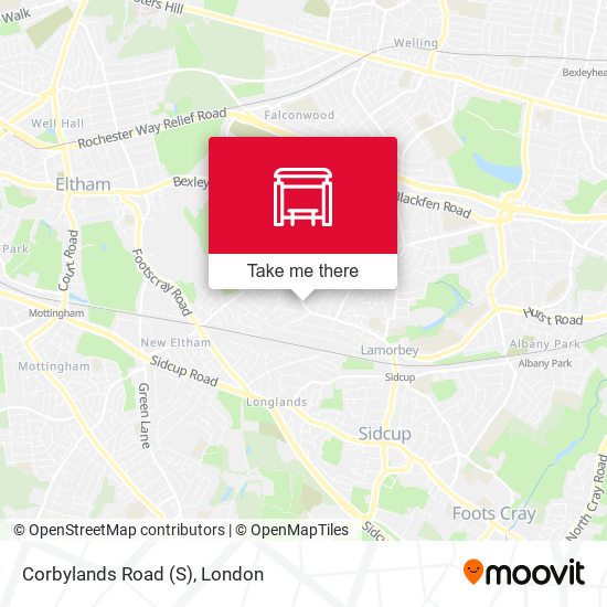 Corbylands Road (S) map