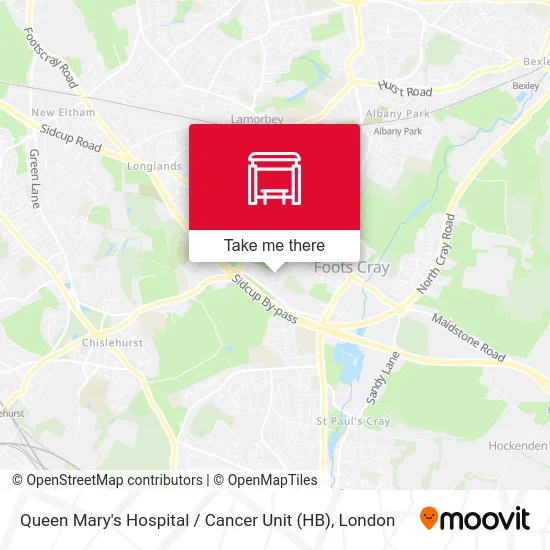 Queen Mary's Hospital / Cancer Unit (HB) map
