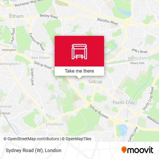 Sydney Road (W) map