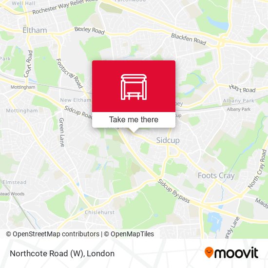 Northcote Road (W) map
