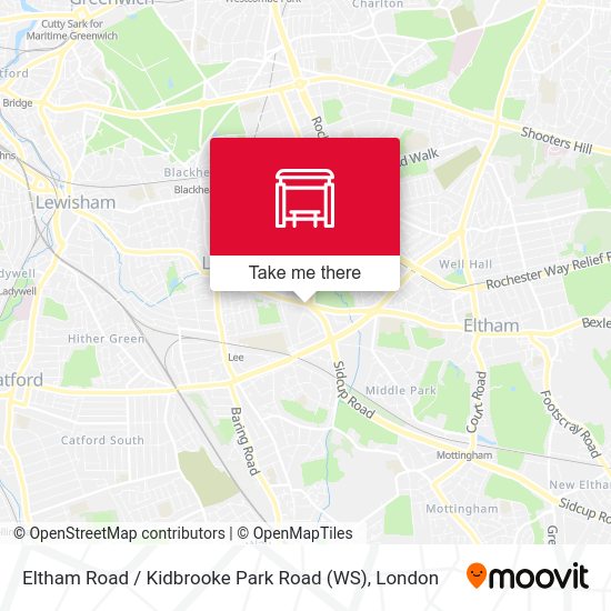 Eltham Road / Kidbrooke Park Road (WS) map