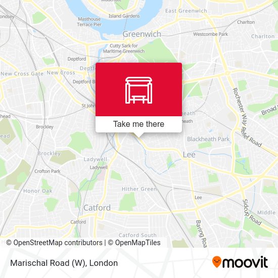 Marischal Road (W) map