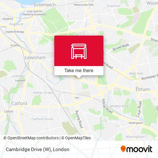 Cambridge Drive (W) map