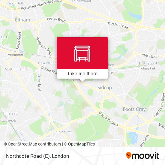 Northcote Road (E) map