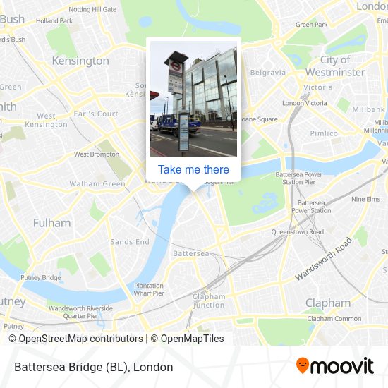 Battersea Bridge (BL) map