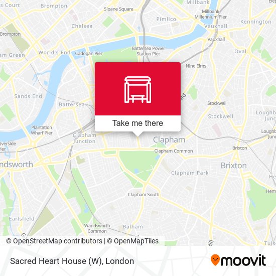 Sacred Heart House (W) map