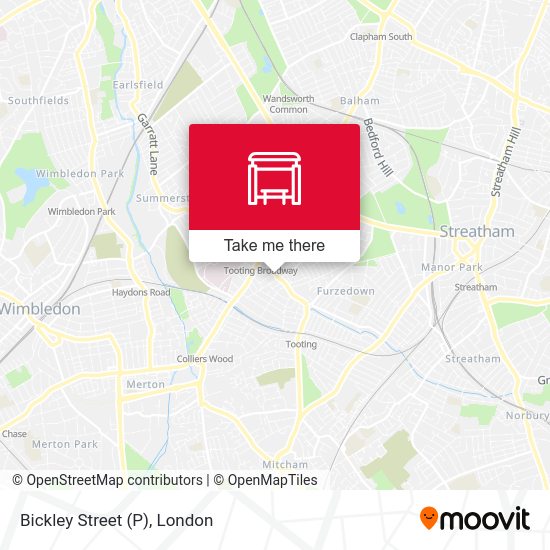 Bickley Street (P) map