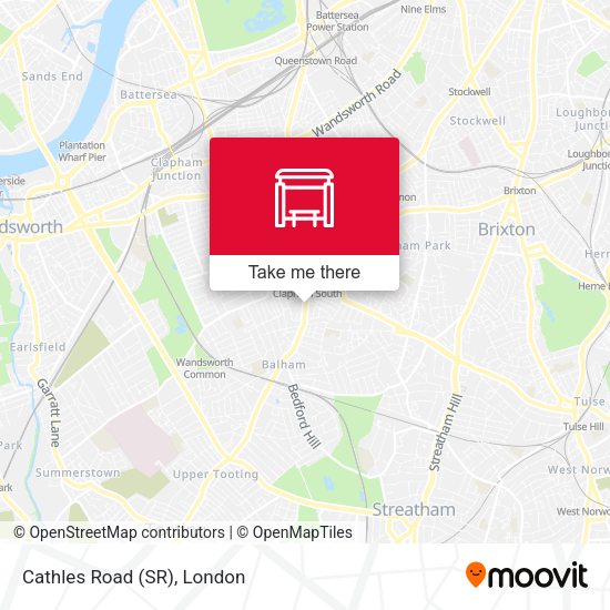 Cathles Road (SR) map