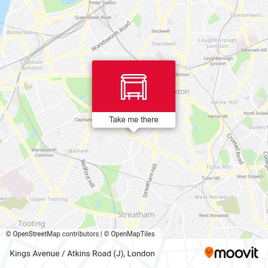 Kings Avenue / Atkins Road (J) map