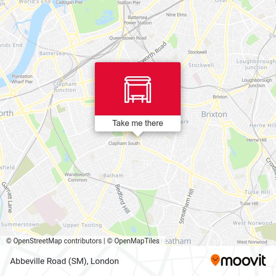 Abbeville Road (SM) map